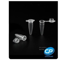 Tubo De Eppendorf Neutro - 0,2 Ml - 1.000 Unid - Cral